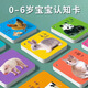 爱宝熊动物卡片早教认知启蒙书儿童识字宝宝看图识物图幼儿数字益智玩具 【1盒】动物世界【加厚45张】