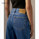Calvin KleinJeans【复刻90系列】四季款女ck纯棉复古经典直筒牛仔裤40WL795 E5D-牛仔蓝 29
