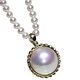 DRJEFUN second-grade mirror light Mabe natural freshwater pearl necklace pendant second-grade Mabe pendant without chain shoot me 15-16mm