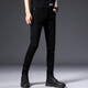 Cotton jeans men's spring and autumn men's high-end black slim-fitting pants trendy brand men's pants stretch casual long pants men 902 black regular size 31 (130Jin[Jin equals 0.5 kg]-135Jin[Jin equals 0.5 kg])