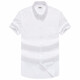 Hengyuanxiang Männer kurzärmeliges Hemd Sommer Pure Cotton DP Iron-Free Business Formale Kee Farbige Arbeit professionelles Arbeites Hemd Pure White MT001-D 40 (170/92A)