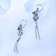 Pt.Charm Platinum Earrings pt950 Earrings Platinum Women's Personalized Long Tassel Earrings Confession to Girlfriend Ready in Stock 3.20-3.30g Pair