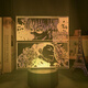 Le Yingqi returns to Wujowu 3D night light animation peripheral desktop ornament dormitory to send students' day gift ideas 9227 Wujowu-6 Black background colorful touch USB battery compartment