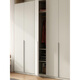 Sakura Cashmere Grey Unsichtbares Griff Schranktürgarderobe Langes U702/705 Minimalistische AIGE-Schublade Griff Pilz einloch-U702 Kaschmirgrau Durchmesser 32 mm