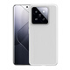 ESCASE Xiaomi 14Pro mobile phone case, ultra-thin heat dissipation matte shell, lens anti-fall silicone, simple men and women, dirt-resistant, anti-fingerprint, corrugated shell, semi-transparent white