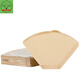 Coffee filter paper fan-shaped coffee filter paper fan-shaped filter paper American drip coffee machine hand-pour filter paper 102 unbleached 100 pieces No. 102 natural color filter paper (transparent bag