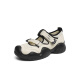 Red Dragonfly Women's Shoes Spring New Outdoor Baotou Leisure Beach Sports Women's Casual Shoes Shuxi Shoes WCB14113 Rice Black 38