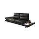 Yidisen [Beijing Jingdong Mall] Sofá romano Light Light Luxury Designer Modelo X257-753-Cat.20 Sofá individual grande sin pasamanos y respaldo móvil