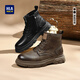 HaiLan Home HLA Martin Boots Men's British Style Retro Outdoor Workwear Men's Shoes HAAGZM3DBB160 Black 42