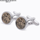 North Martin Changle Weiyang Cufflinks Men's French Shirt Shirt Cuffs Cuffs Cuffs Cuffs Silver Wedding Birthday Gift