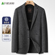 Shanshan Sheep Wool Double-sided Wool Suit Men's Spring and Autumn Business Casual Slim Professional Workwear Single Suit Jacket
