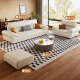 Jianxin echtes Ledersofa Wohnzimmer 2025 Neues kleines Wohnungssofa modernes einfaches Ledersofa 699