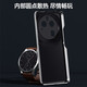 Oppo Find X6Pro Mobiltelefon Chitin Dermatitis Leder Schutzhülle Ultra-dünnes Objektiv mit Voll-Inclusive-Anti-Fall-Business-Licht luxuriöser einfaches High-End-High-End-Fund X6pro [Da Desert Silver Moon]
