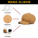7PM newspaper bee hat men's casual trendy beret men's literary octagonal hat big head circumference four seasons versatile retro painter hat black L-59cm-large size big head circumference