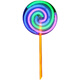 Glowing rotating fluorescent lollipop windmill children's toys luminous fluorescent stick street stall kindergarten sharing gift 1 fairy stick