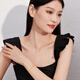 Luk Fu Bijoux Gold Flower Gold Collier Set Chain Gift GjgTBN0009 3,68 grammes (y compris le coût de la main-d'œuvre 690 yuans)