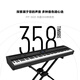罗兰（Roland）FP-60X电钢琴便携式家用88键重锤成人专业演出智能电子钢琴 FP-60X黑色（金属单踏板）