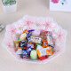 Shengguangda Creative Fruit Plate Living Room Home Simple European Refreshment Plate Petal-shaped Candy Plate (Small Size)