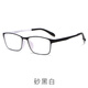 Aojies Myopia-Brille Herren-Vollrahmen haben ein gewisses Maß an ultraleuchter Kombination mit Myopia-Brillen 100 150 200 300 500 Grad Student Lens Refractive Index 1.61 (dünn) benutzerdefinierte andere Grad (einschließlich Spiegelbox-Spiegeltuch).