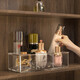 KAMAN Mirror Cabinet Storage Box Bathroom Transparent Acrylic Cosmetics Storage Organizing Box Washstand Bathroom Storage Rack Classification Storage Box Long Five-Gate 1