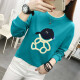 Camiseta de manga larga de la manga larga Qianyuqi Camiseta de manga larga Ropa para mujeres 2025 Autumn New Loose Base Shirt Top Women's Clothing QY6189 Color de albaricoque 2xl recomendado 125-135Jin [Jin equivale a 0.5 kg]