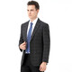 Classic Car (LAOYECHE) High-end Casual Suit Men's Middle-aged Wool Single-Wool Jacket Middle-aged and Elderly Brand Single-Piece Business Suit Plaid Top 2120 Models - Dark Gray 165/84A
