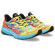 ASICS-Herrenschuhe, Sportschuhe, Stoßdämpfung, modischer Druck, komfortable Laufschuhe, Gehen, Fitness, weiche und rutschfeste neue Stil 1011b826 lebendiges Gelb/Pink 7 = 40 Größe