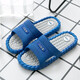 Jiang Xiaoguo 2023 New Slippers for Men Summer Non-Slip Indoor Home Fashion Bathroom Couple Home Massage Outerwear Sandals for Men Dark Blue (9859) 40 (40-41)