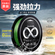 SANKAIDOU <Clearout> Japanese original imported lure PE line X8 main line wear-resistant and tensile black pit micro-object sea fishing line 1.5