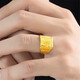 SOM old phoenix gold ring men's solid gold 9999 fortune ring big gold ring for father's day to give to elders blessing gold ring alive about 14.3-14.7