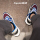 Nike (Nike) Frauenschuhe Sacai X Vaporwaffle Drei-Parteien-Joint-Dekonstruktion von Männern und Frauensport- und Freizeitsportschuhen DJ4877-600 Schwarzes Grau und Blau 41