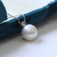 Pendant Freshwater Pearl 10-14mm Freshwater Edison Pearl Necklace Perfect Round Extremely Bright Micro S925 Silver Chopard Adjustable Chain 11-12mm x 45cm