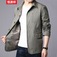 Hengyuanxiang 100% cotton executive jacket men's spring and autumn business casual dad jacket middle-aged and elderly tops