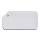 Benzheni Suitcase Aluminum Alloy Luggage Tag Metal Boarding Pass Suitcase Consignment Tag Trolley Case Identity Tag Including Handwritten Card Brushed Silver