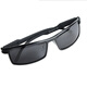 Gravel Sunglasses for Men and Women Couples Pure Aluminum Magnesium Explosion-proof Polarized Sunglasses Driving Fishing Travel Fashion Sports Glasses Black Frame Black Legs