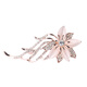 Idel's new jewelry Korean style fashion imitation cat's eye retro diamond brooch clothing decorative corsage creative pin gift colorful flower brooch XZ0062