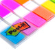Notes d'autocollant 3M Notes postaux / Notes de notes / Notes de notes / Notes de notes / Étiquette d'indication transparente Supplies de bureau 683-6CF Étiquette extraite (package à 6 couleurs)