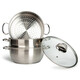 LOCK&LOCK 304 stainless steel steamer pot 28cm steamer set three layers LCM2287SW-3 3 layers 28cm