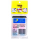 Notes d'autocollant 3M Notes postaux / Notes de notes / Notes de notes / Notes de notes / Étiquette d'indication transparente Supplies de bureau 683-6CF Étiquette extraite (package à 6 couleurs)