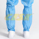 CESK long tube shoes leather high tube boots clean shoes purification dustproof and electrostatic dust-free workshop clean room PU soft sole PVC sole working boots blue tube PVC sole 40