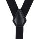 IFSONG Narrow Suspenders Men's Suspenders Women's Stretch British Suspender Clip Women's Pants Clip Black 1.5cmY Type Black SUS068A