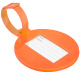 Banzheni suitcase silicone lanyard luggage tag travel luggage cartoon checked luggage tag luggage boarding identification tag with handwritten information paper card orange