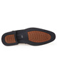 Shamessi's new business formal leather shoes for men with fleece covers fashionable trendy low-top men's shoes 686 black four-season model 42