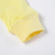 Beibeiyi children's underwear baby clothes spring pure cotton shoulder open tops for boys and girls home clothes BB315 light yellow 12 months/height 80cm
