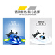 STRONG MONKEY wireless mini submarine fish tank remote control ship nuclear submarine electric aircraft carrier-Silver gray