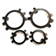 Stop washer for Jinggong A3 round nut, stop washer, six-claw washer, tortoise lock washer, lock plate 30 (20 pieces)