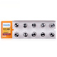 Philips (Philips) Auto-Glühbirne 12594 P21/4W Doppeldraht mit hohem und niedrigem Winkelwinkel/Heck-Rücklicht-Brems-Glühbirne (10 Preis) 12-14 Modelle Jingrui