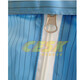 CESK long tube shoes leather high tube boots clean shoes purification dustproof and electrostatic dust-free workshop clean room PU soft sole PVC sole working boots blue tube PVC sole 40