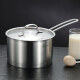 Momscook304 stainless steel small soup pot with thickened bottom 18cm small milk pot boiling hot milk pot induction cooker small pot milk pot small soup pot TL1810D