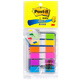 Notes d'autocollant 3M Notes postaux / Notes de notes / Notes de notes / Notes de notes / Étiquette d'indication transparente Supplies de bureau 683-6CF Étiquette extraite (package à 6 couleurs)
